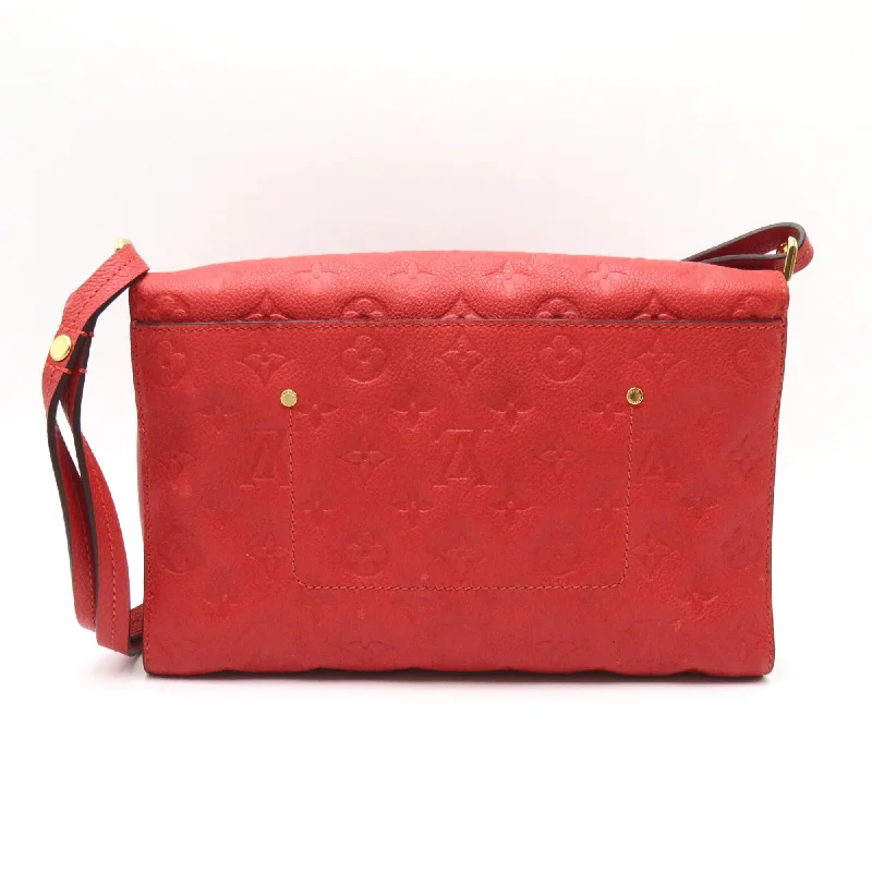 Louis Vuitton crossbody bags in a bold red color for a statementLOUIS VUITTON Fascinant Red Orient Monogram empreinte leather M94227