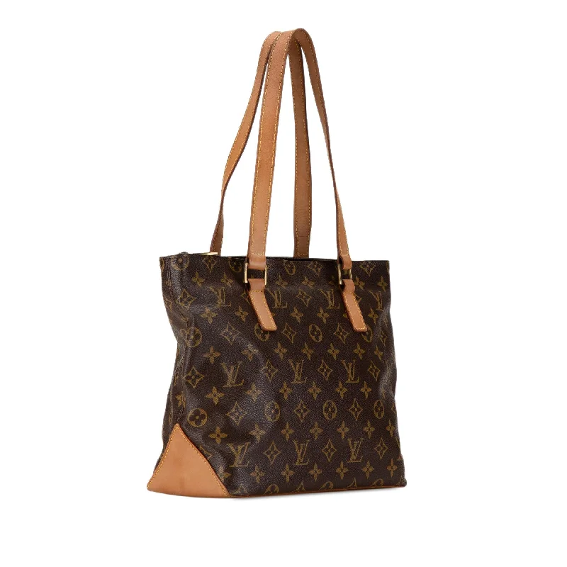 Louis Vuitton Petite Malle bags with a hard - shell structure for uniquenessLouis Vuitton Monogram Cabas Piano (2RFIHL)