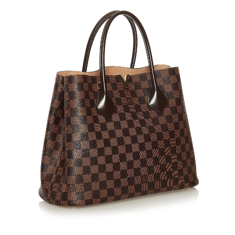 Ladies Louis Vuitton Capucines bags with a detachable shoulder strapLouis Vuitton Damier Ebene Kensington (37278)