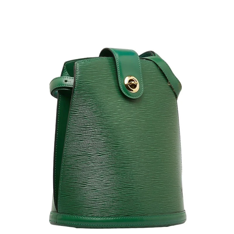 Small - sized Louis Vuitton Pochette Metis bags for a compact carryLouis Vuitton  Clooney houlder Bag M52254 Borneo Green Leather Lady Louis Vuitton