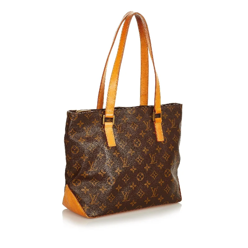 Louis Vuitton backpacks with a padded laptop compartment for travelLouis Vuitton Monogram Cabas Piano (25430)