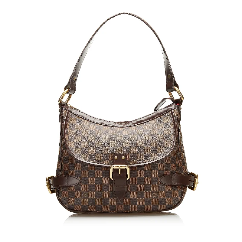 Louis Vuitton handbags with a beaded trim for a touch of glamourLouis Vuitton Highbury Damier Ebene Canvas