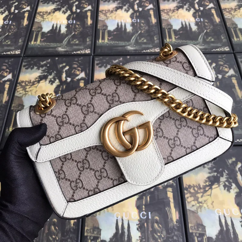 Ladies Gucci shoulder bags with a magnetic - closure flapWF - Gucci Bags - 406