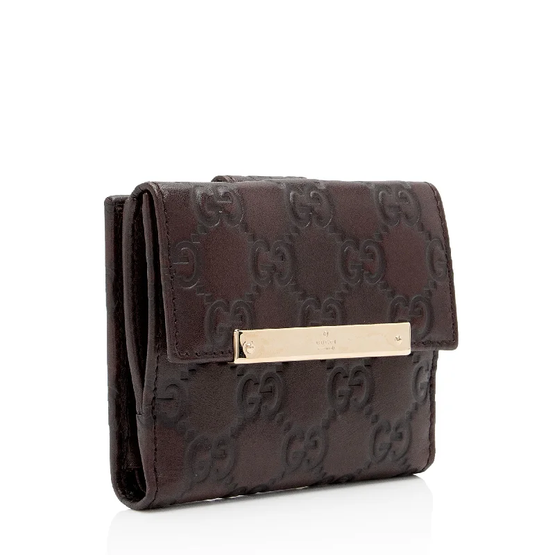 Gucci Dionysus bags for women with tiger - head claspsGucci Guccissima Leather French Wallet (eA2NbL)