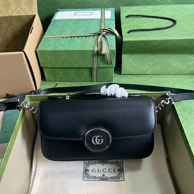 Women Gucci bags with a front - flap pocket for quick - access itemsGucci Luxury - Bags - 206