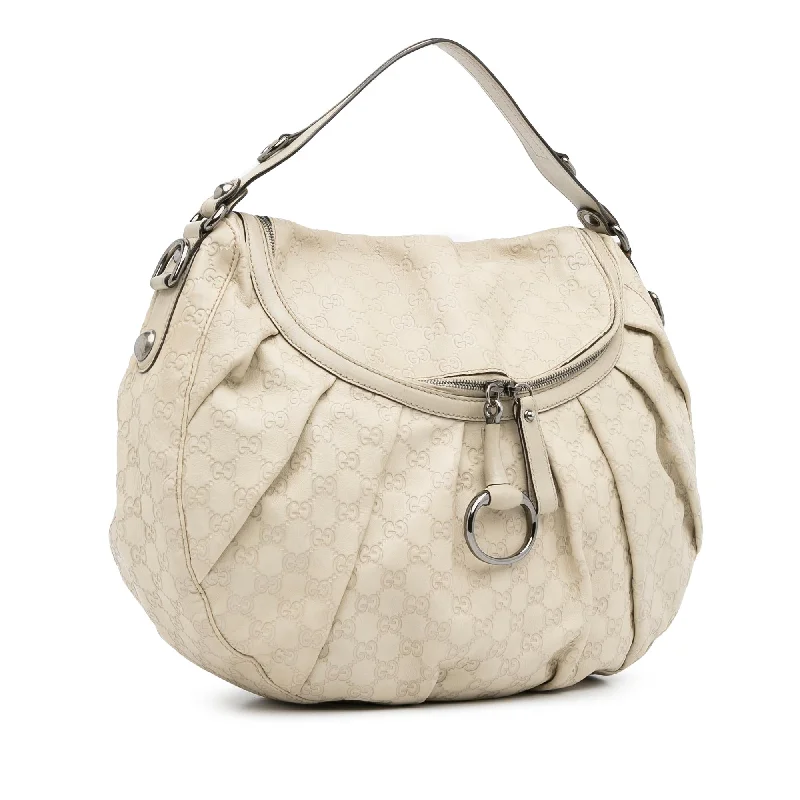 Gucci tote bags for women with a spacious interiorGucci Guccissima Icon Bit Satchel (WNRwkm)