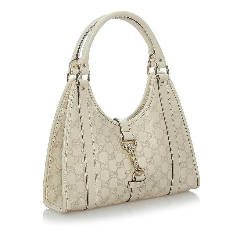 Women Gucci Sylvie bags with a detachable ribbon detailGucci Guccissima Jackie Bardot Handbag (33019)