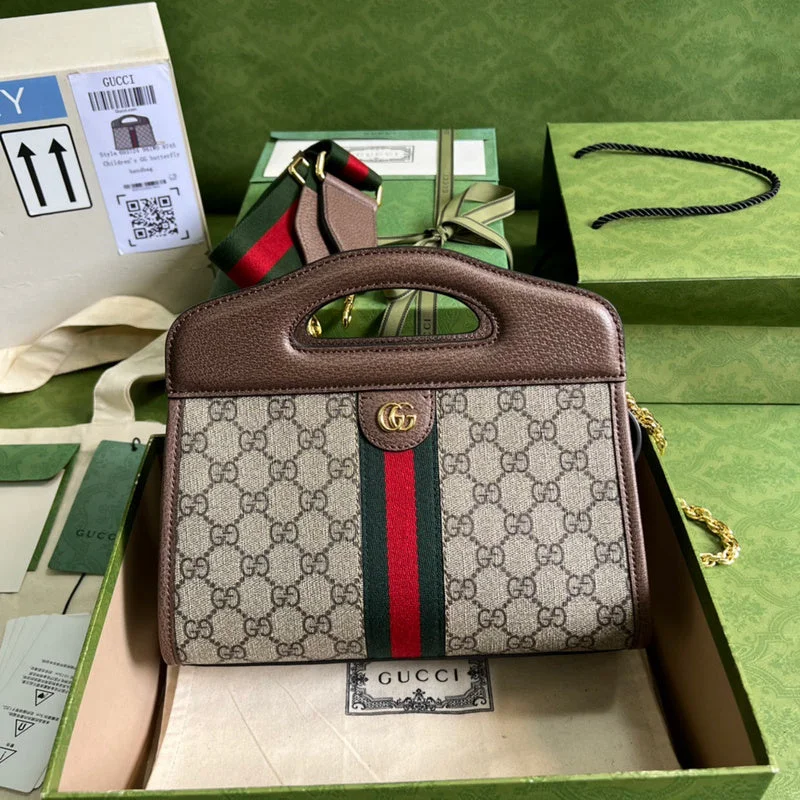 Women Gucci bags with a snap - button closure and a decorative charmBC - Gucci Bags - 3803