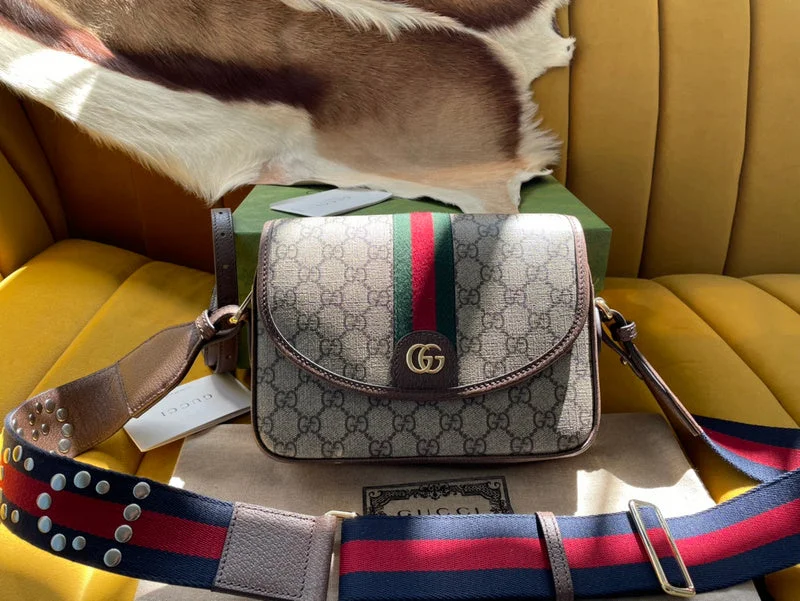 Women Gucci bags with a snap - button closure and a decorative charmWF - Gucci Bags - 424