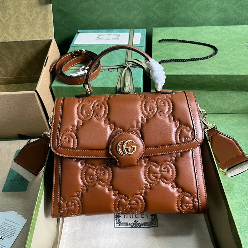 Women Gucci bags with a snap - button closure and a decorative charmWF - Gucci Bags - 449