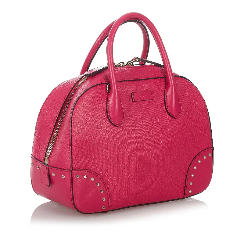 Ladies Gucci handbags with a detachable coin purse insideGucci Guccissima Bright Leather Satchel (26722)