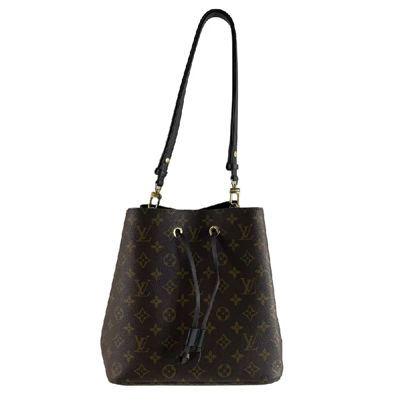 Louis Vuitton Twist bags with a snakeskin - effect panel for a bold lookLOUIS VUITTON - Excellent - LV NeoNoe Monogram Brown Canvas MM Shoulder Bag